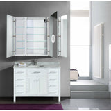 Krugg Svange 4842LRR 48″ X 42″ LED Medicine Cabinet with Dimmer & Defogger SVANGE4842LRR - Backyard Provider