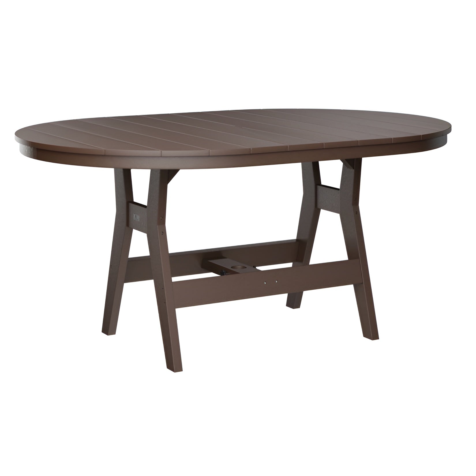 Berlin Gardens Harbor 44" x 64" Oblong Table - Dining Height- HOT4464DBK