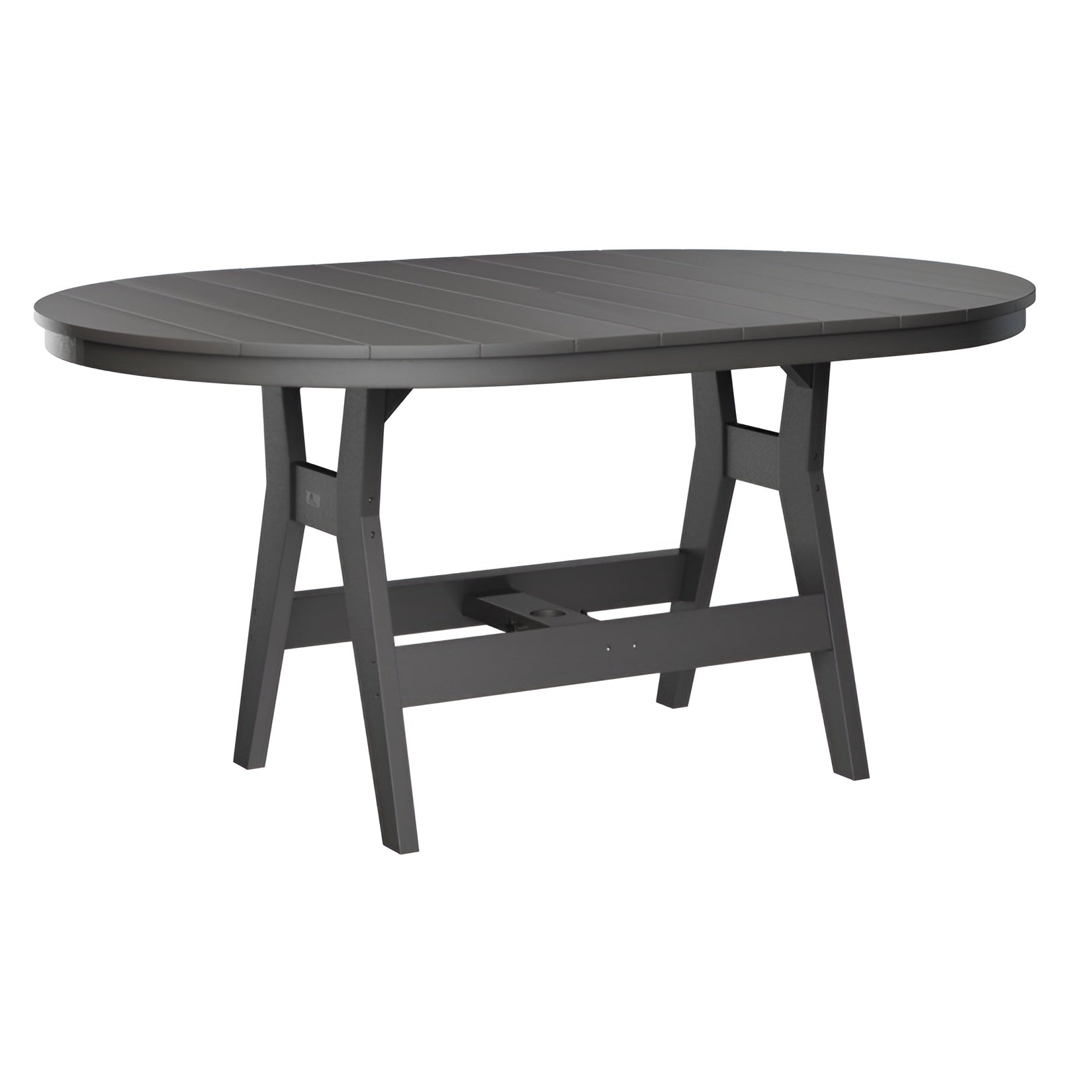 Berlin Gardens Harbor 44" x 64" Oblong Table - Dining Height- HOT4464DBK