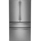 GE Profile 23.2 Cu. Ft. Smart Counter-Depth French-Door Refrigerator, 4-Door, Dual-Dispense AutoFill – PJE23BYWFS-KT