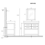 Dawn USA Tuscany Vanity Set AAPS-4201