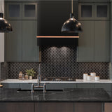 Akicon 30" Stainless Steel Range Hood, 600 CFM Wall Mount Vent Hood with Powerful Vent Motor, Modern Box Kitchen Hood with LED Lights, Charcoal Filter - AK-HS30HA-JBC-48