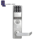 Alarm Lock Trilogy Classroom Mortise Lever Set w/ High Capacity Audit Trail - US26D - Satin Chrome - Right Handed - Grade 1 - ALL-DL3500CRR-26D