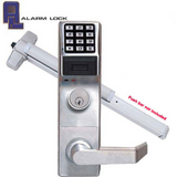 Alarm Lock Trilogy PROX Panic Exit Trim Keypad Digital Lock w/ Audit Trail  - 26D - Satin Chrome - ALL-ETPDLS1G-26D-Y71
