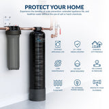 Aquasure Serene Lite Series | 800K Gallons Whole House Salt-Free Water Conditioning/Softening Descaler System with Triple Purpose Filter - AS-SF800