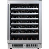 Avallon 24 Inch Wide 53 Bottle Capacity Single Zone Wine Cooler with Right Swing Door - AWC242SZRH