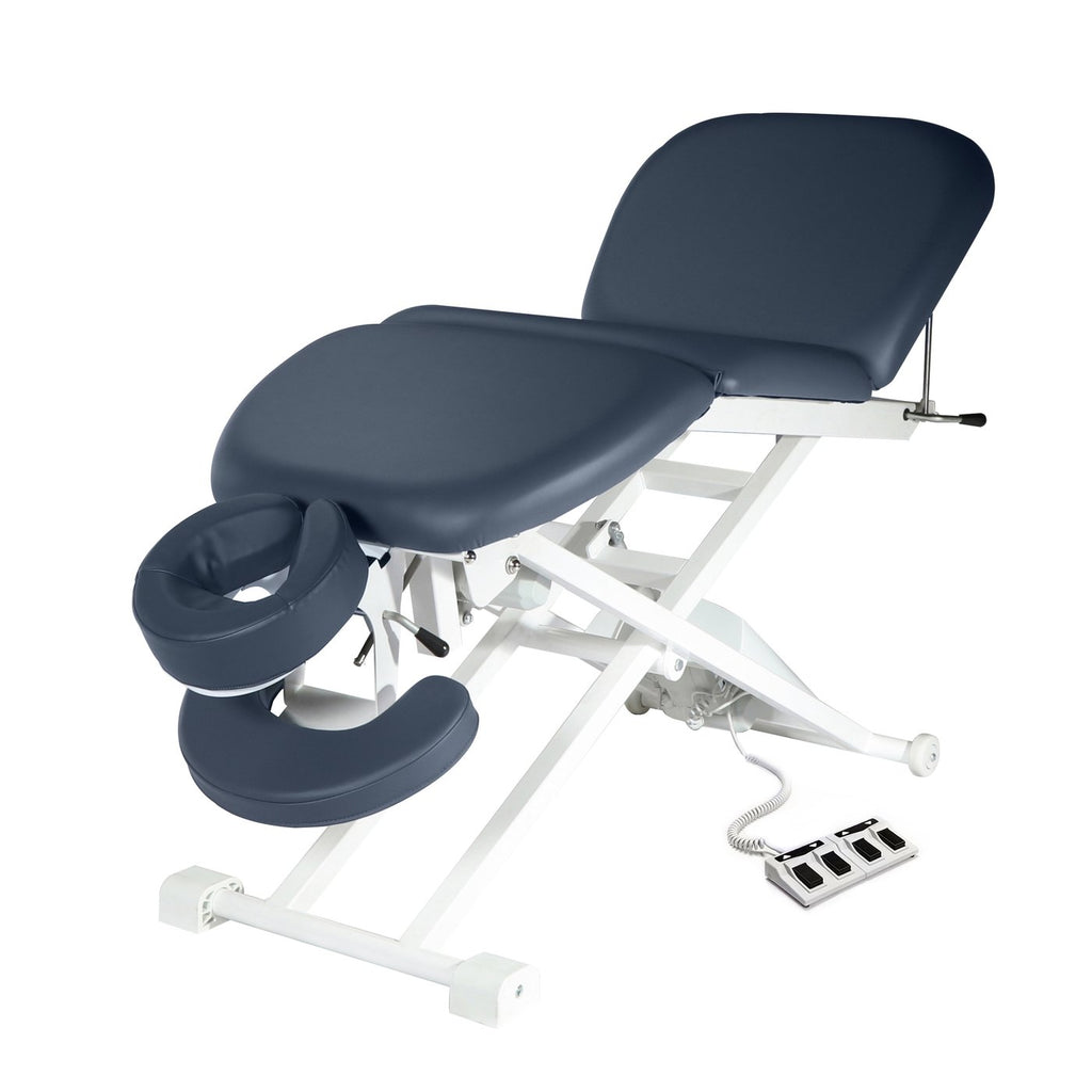 Master Massage 29” TheraMaster 4 Section Electric Bodywork Table - Royal Blue - 10139