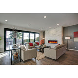 Dynasty Cascade 64'' Recessed Linear Electric Fireplace - DY-BTX64