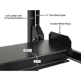 Atlas ALI APEX 8 4 Post Lift + RJ35 Sliding Jacks Combo - ATEATTD-APEX8-COMBO-FPD
