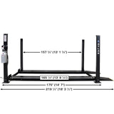 Atlas Apex 8 ALI  8,000 lb 4-Post Lift - ATEATTD-APEX8-FPD