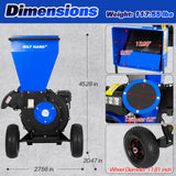 BILT HARD Wood Chipper - 7.5 HP 224cc Gas Powered Shredder Mulcher, 3 in 1 Multi-Function Heavy Duty, 3" Max Wood Diameter Capacity with Collection Bag - TRA-0401