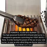 Broil King Baron S 490 Pro Infrared Freestanding Gas Grill - 875944
