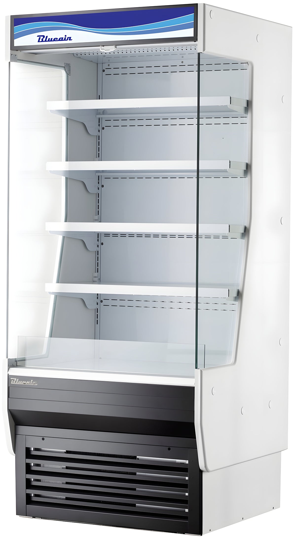 Blue Air  48" Wide Steel Open Display Case - BOD-48G