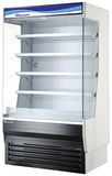 Blue Air 36" Wide Steel Open Display Case - BOD-36S