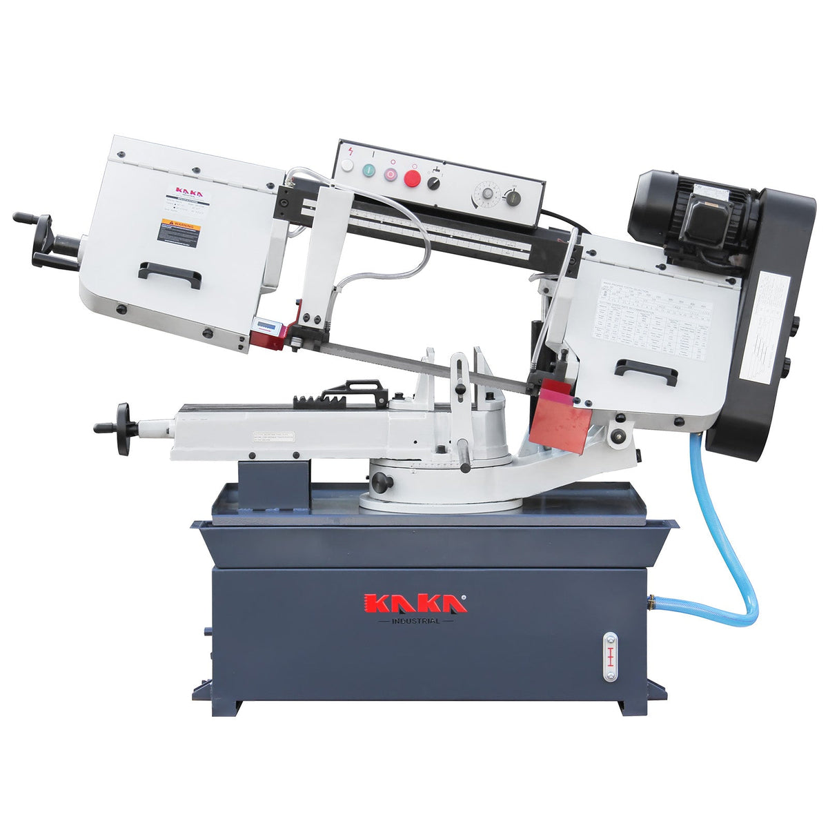 Kaka Industrial BS-1018R 10" Horizontal Metal Cutting Band Saw, 45°–90° Swivel, High Precision Vice, 220V 1PH - 188116