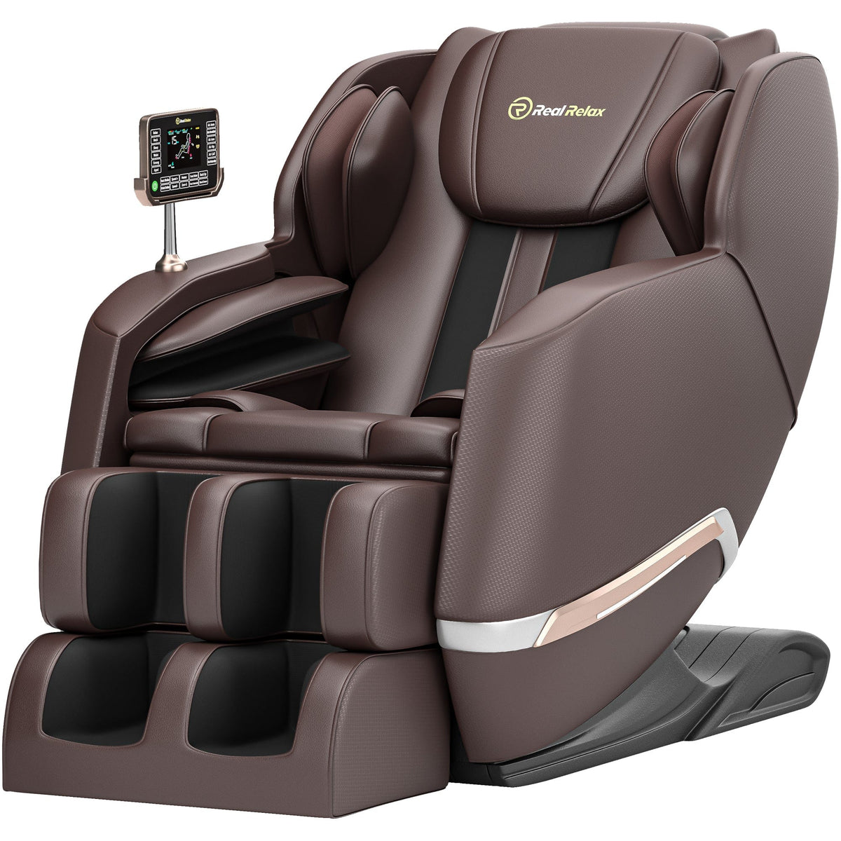 BS-01 Real Relax Full Body Zero Gravity Shiatsu Recliner Electric Massage Chair, Black - US-B02299D1