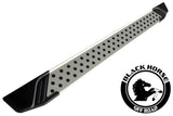 Black Horse Vortex Running Boards Aluminum - BLKVOK376