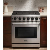 Thor Kitchen Appliance Package - 30 in. Natural Gas Range, Range Hood, Refrigerator, Dishwasher, AP-LRG3001U-3