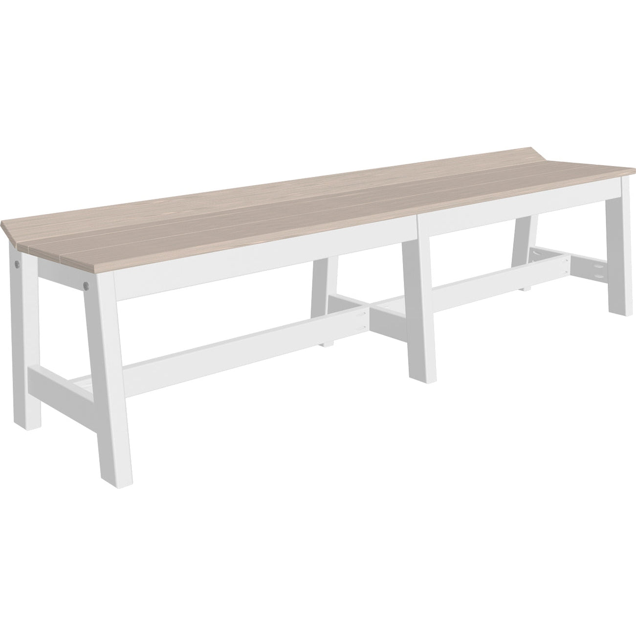 LuxCraft 72" Cafe Dining Bench - CDB72CHB