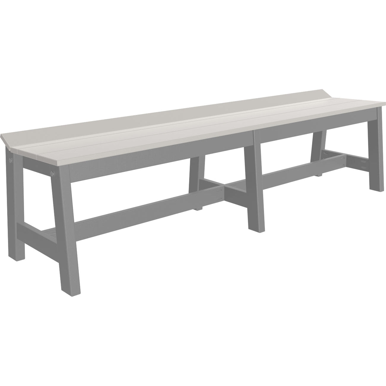 LuxCraft 72" Cafe Dining Bench - CDB72CHB