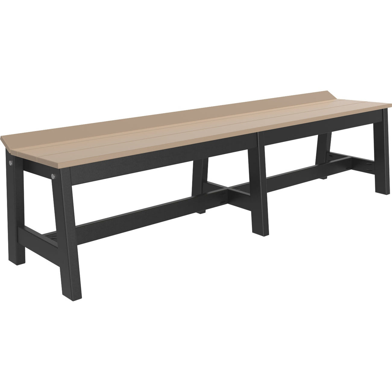 LuxCraft 72" Cafe Dining Bench - CDB72CHB