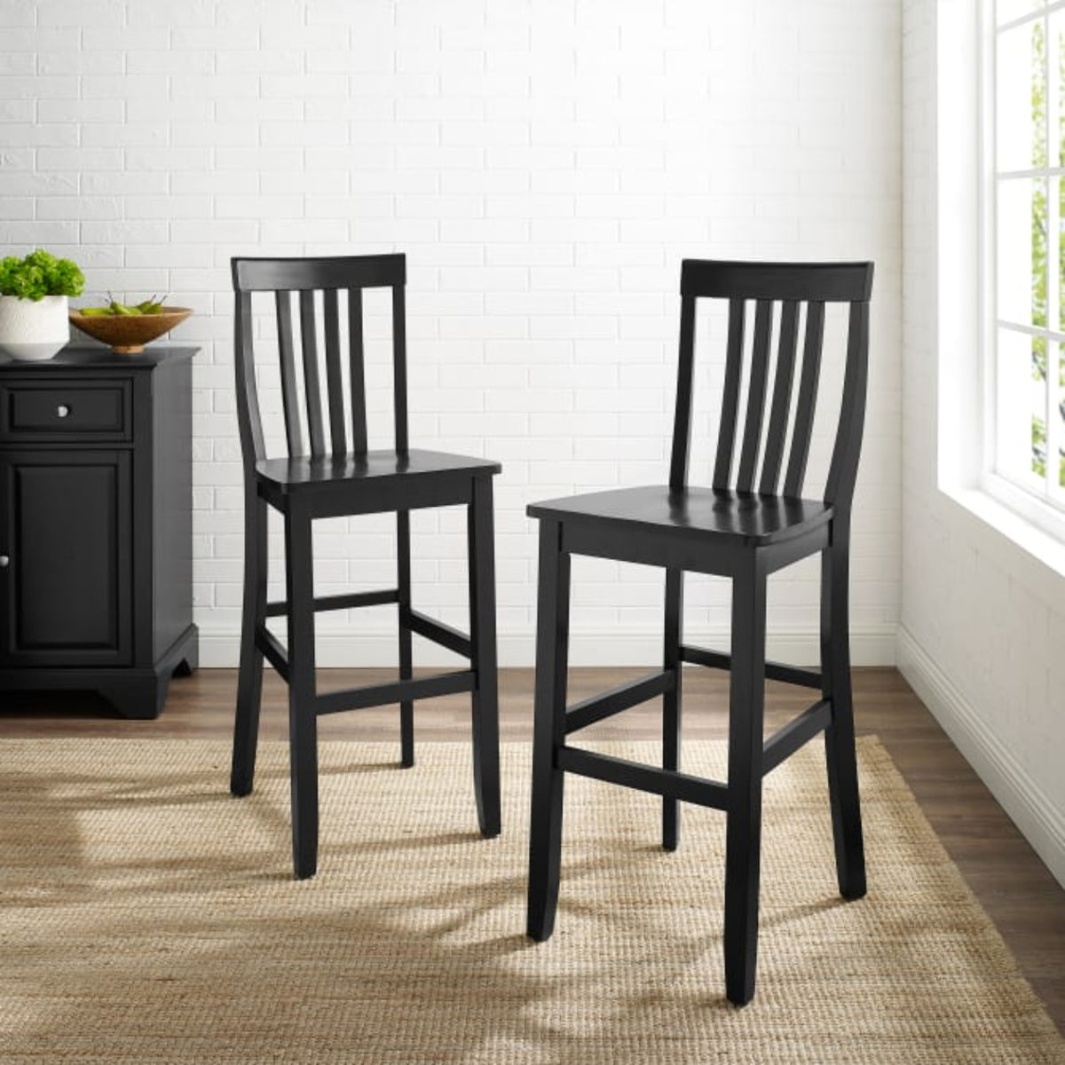 Crosley X-Back 18.25 Inch 2pc Counter Stool Set - CF500424