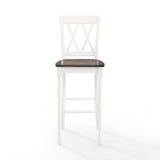 Crosley Shelby 18 Inch 2pc Bar Stool Set - CF501030-WH