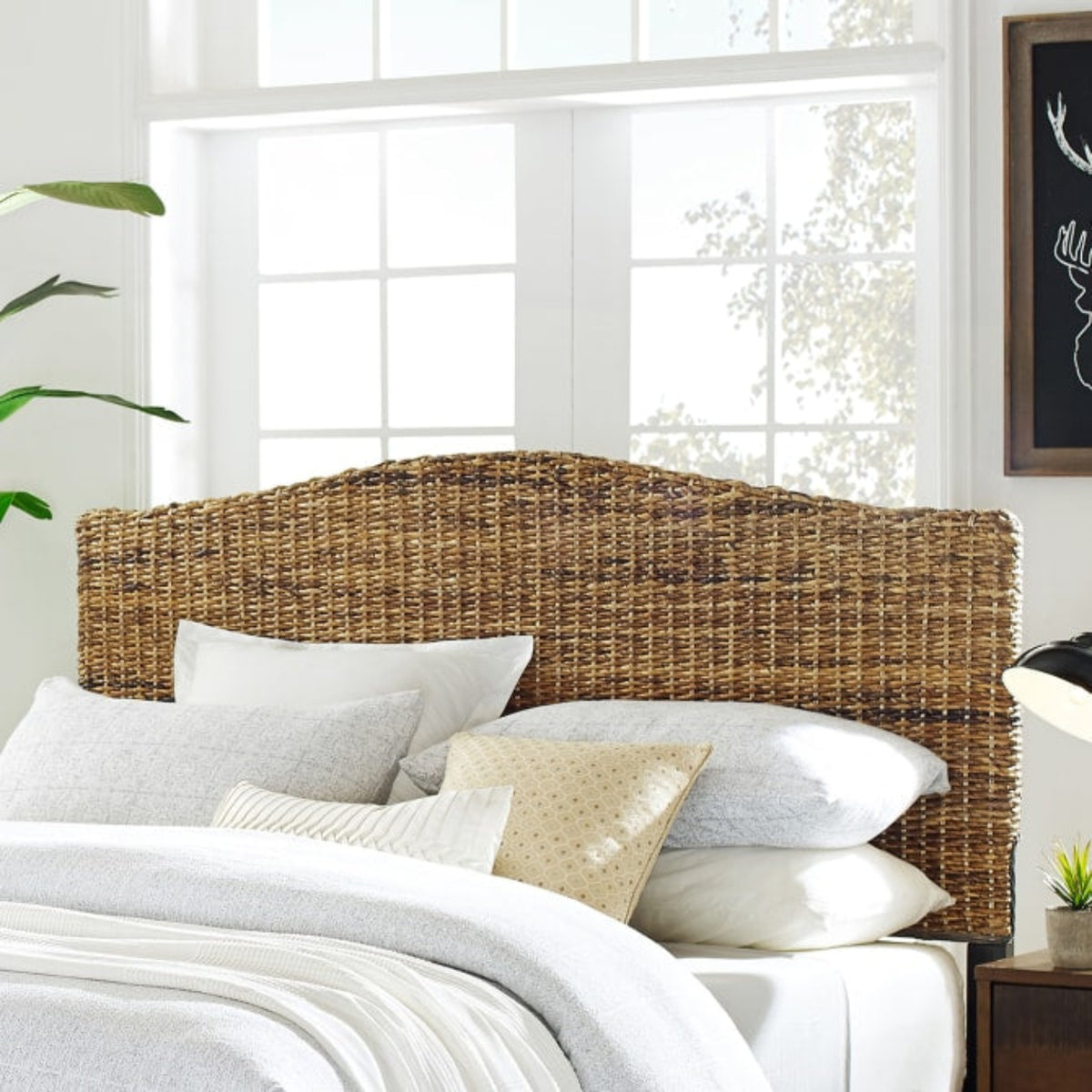 Crosley Serena Queen Headboard Banana-leaf - CF92005-501BN