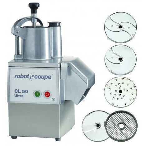 Robot Coupe CL50 Ultra Pizza Vegetable Preparation Machine With 5 Discs- 1.5 Hp / 120V - 30000-151