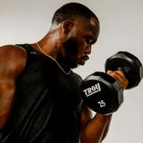 TROY Urethane Dumbbell Set with Racks - COMMPAC-TSDU100