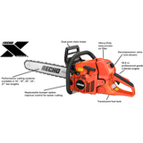 Echo CS-620P Professional Chain Saw - 59.0 CC - 4.43 HP* - CS-620P- Powerhead Only