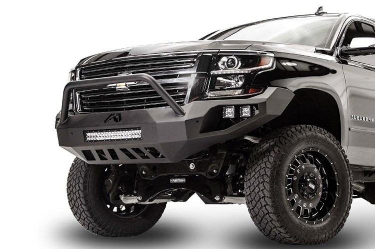 Fab Fours Chevy Suburban 2015-2020 Vengeance Front Bumper with Pre-Runner Guard - CS15-D3552-1