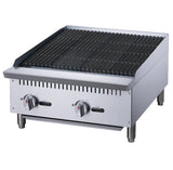 Chef AAA -  Commercial 24 in. Countertop Charbroiler - TCCB24