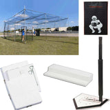 Cimarron Sports Diamond Deluxe 33'x32'x12' Cage Bundle - PKG-BBALL4