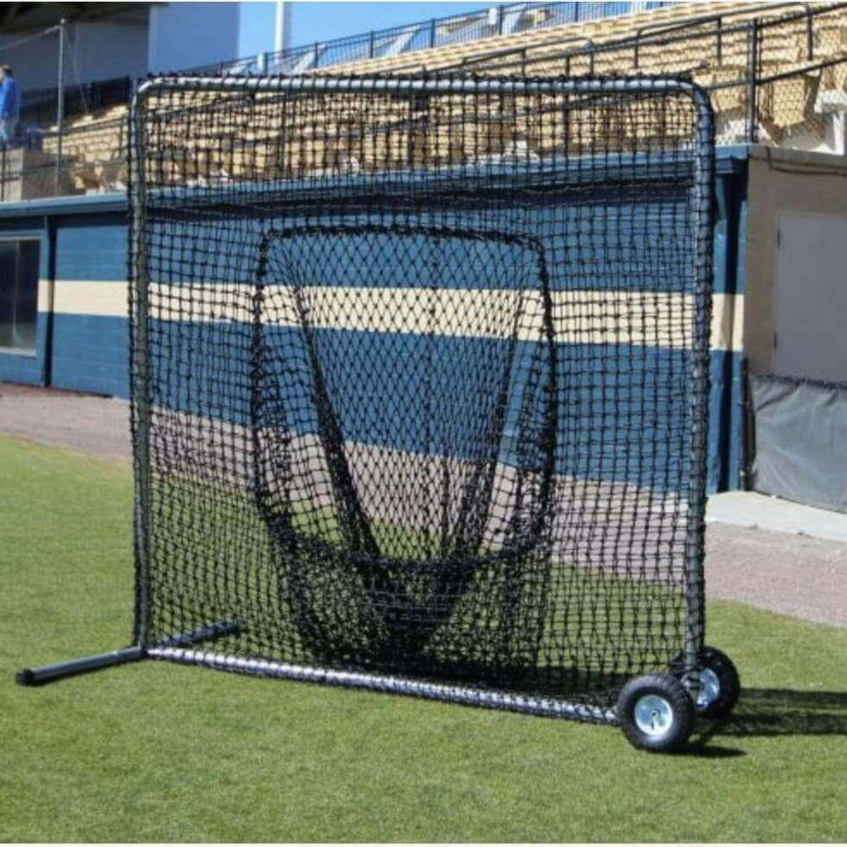 Cimarron Sports Premier 7'x7' Sock Net With #84 Netting And Wheel Kit - CMH-7x784PSockNFW
