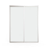 Doors22 80x96 Glass Sliding Room Divider Clear 2 panels - RDB80x96clear