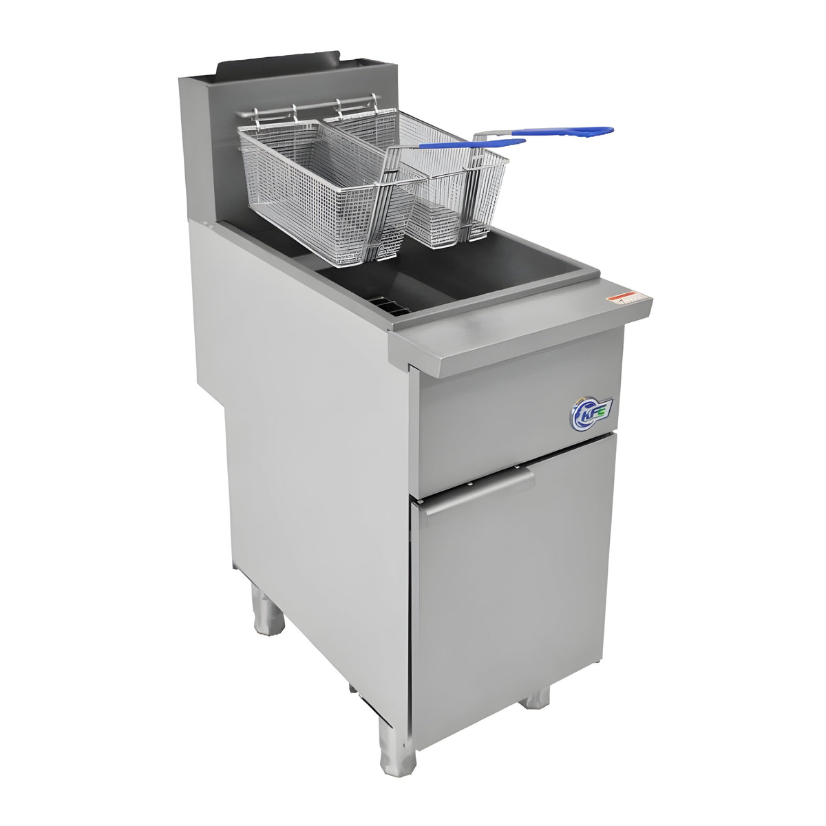 Chef AAA -  Commercial 50lbs Deep Fryer 4 Tube Natural Gas - KF-F4-NG