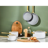 Caraway Deluxe Cookware Set in Cream