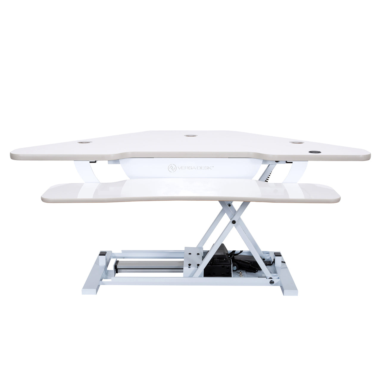 VersaDesk - 48" Power Pro Corner Electric Standing Desk Converter