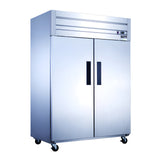 Chef AAA - Commercial 55" 2 Solid Door Reach-In Freezer 40.74cu.Ft. - T55AF