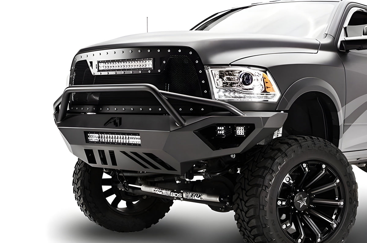 Fab Fours Vengeance Pre-Runner Truck Front Bumper 2010-2018 Dodge Ram 4500/5500 - DR10-V2952-1