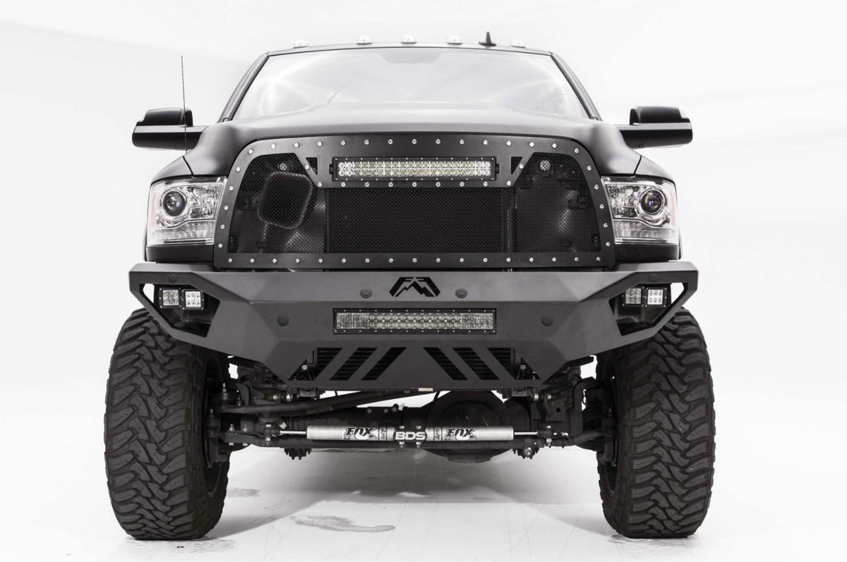 Fab Fours Vengeance No Guard Truck Front Bumper 2016-2018 Dodge Ram 2500/3500 Sensor - DR16-V4051-1