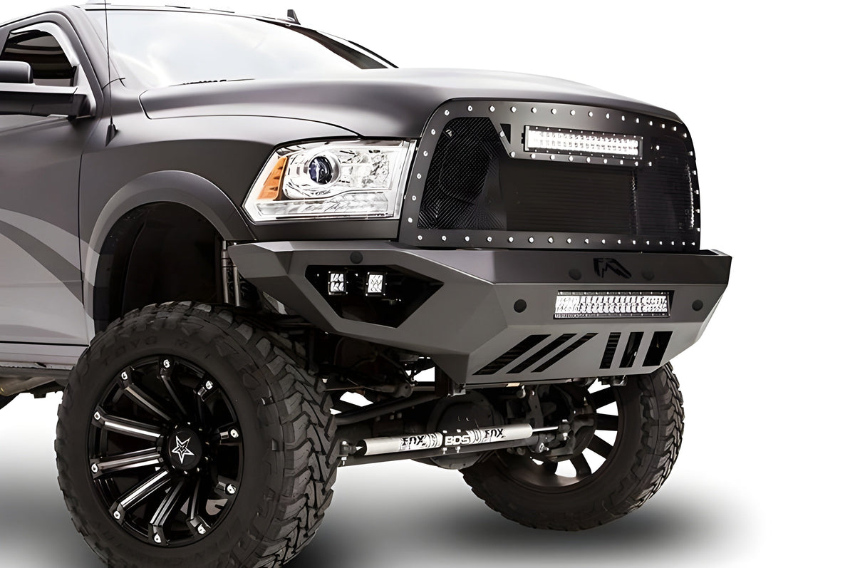 Fab Fours Vengeance No Guard Truck Front Bumper 2016-2018 Dodge Ram 4500/5500 Sensor - DR16-V4051-1