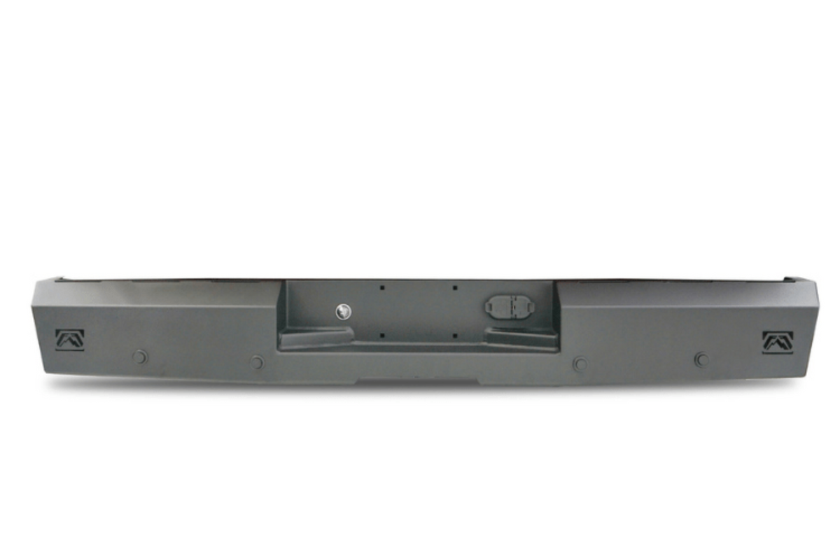 Fab Fours Red Steel Dodge Ram 1500 2019-2024 Rear Bumper - DR19-RT4250-1