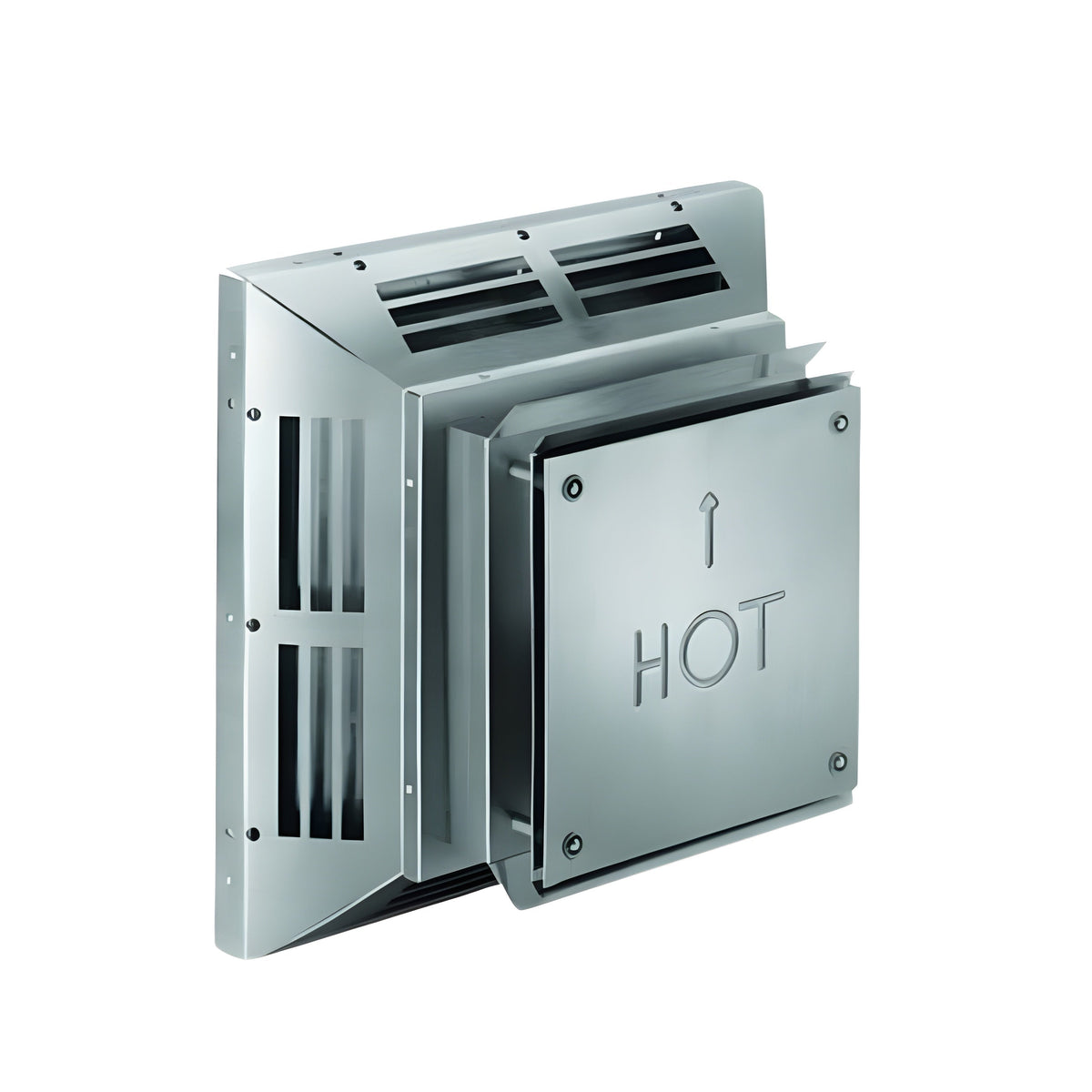 Duravent 4" x 6-5/8" DirectVent Pro Square Horizontal Termination Cap (aluminum) | 46DVA-HC