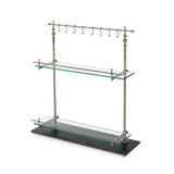 Park Hill Collection Park Hill Pantry & Cafe Black Marble and Iron Bistro Rack -  EAW20187