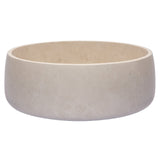 Eden Bath Rounded Vessel Sink in Beige Marble - EB_S057NB-H