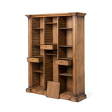 Park Hill Collections Manor Bradley Adjustable Shelf Wooden Bookcase  - EFC20137