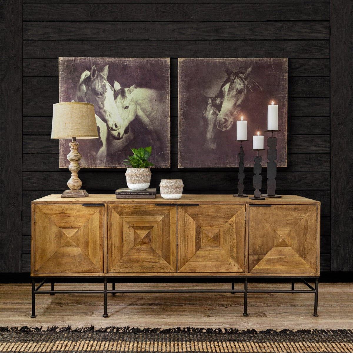 Park Hill Collections Lodge Bryce Entertainment Console -  EFC20146