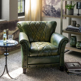 Park Hill Collections Urban Living Bradford Leather Armchair -  EFS06059